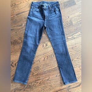 AG - Women’s High Rise Straight Dark Wash Jeans